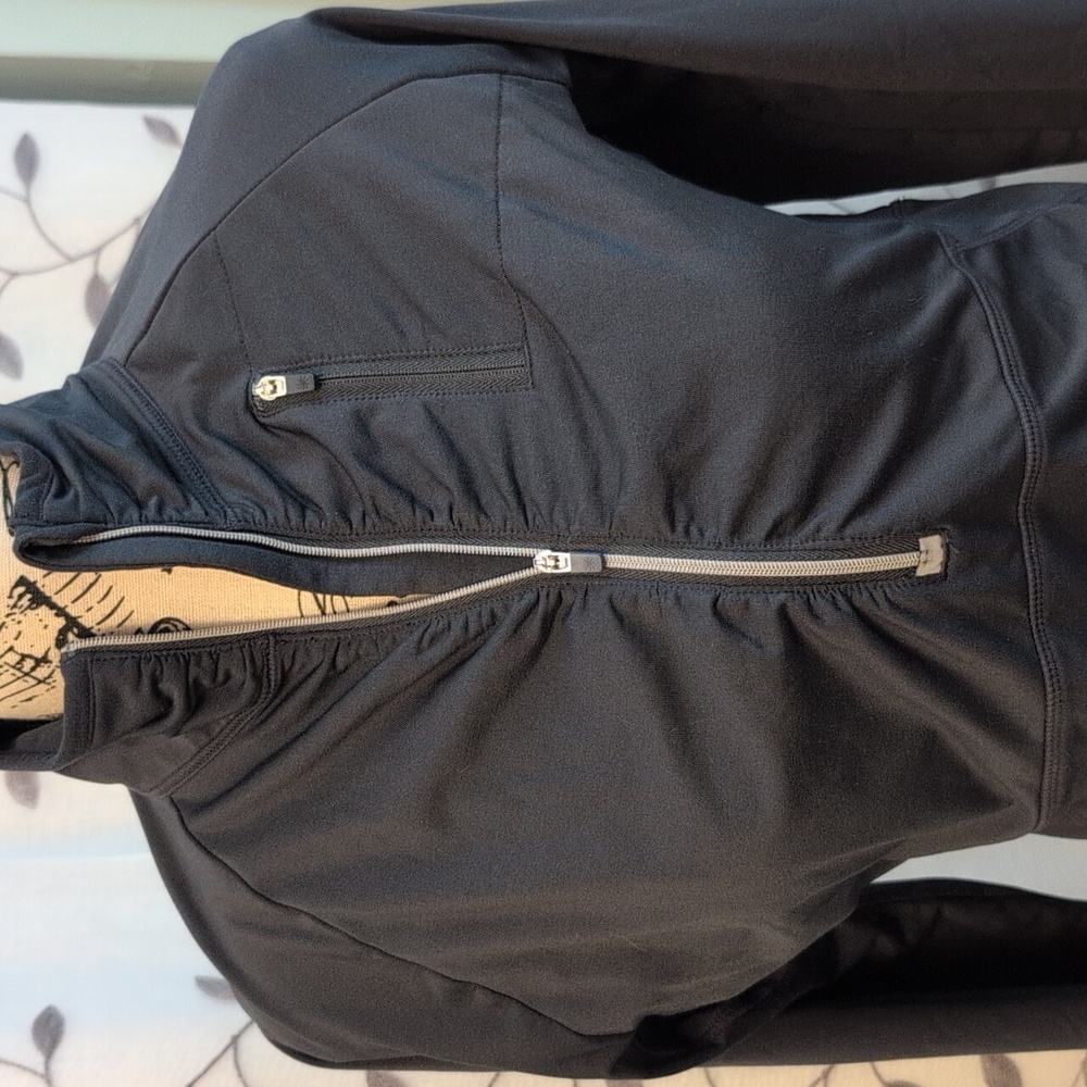 Athleta Black Half-Zip Pullover - Picture 2 of 7